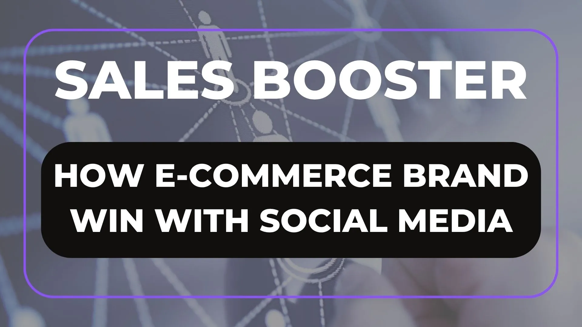 Social media marketing strategy