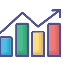 Analytics tracking icon