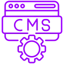 CMS web development icon