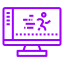 Motion graphics and animation icon