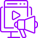 Promotional video icon