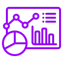 Performance tracking icon for SEO consultant