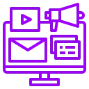 Social media marketing icon