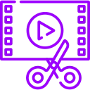 Video editing icon