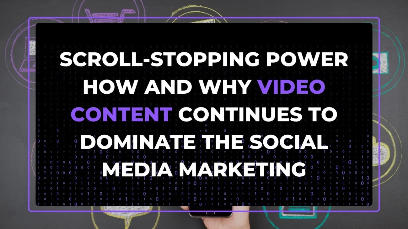 Marketer creating video content in social media marketing to increase engagement, brand awareness, and online reach.